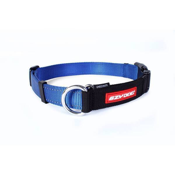 EzyDog Checkmate Training Collar Blue Medium