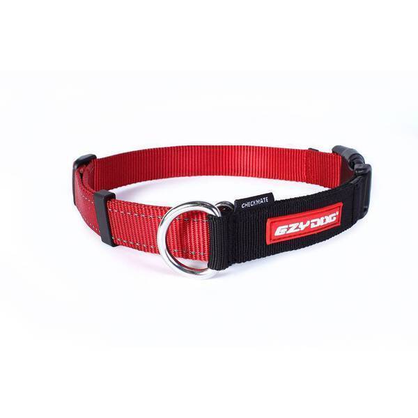 EzyDog Checkmate Training Collar Red Medium