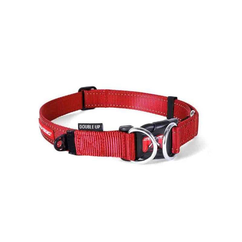 EzyDog Double Up Collar Red Medium