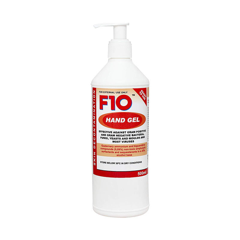 F10 Hand Gel 500ml Pump