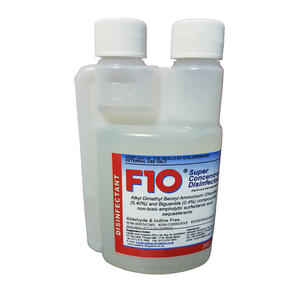 F10 Super Concentrated Disinfectant 200ml