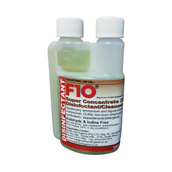 F10 Super Concentrated Xtra Disinfectant / Cleanser 200ml