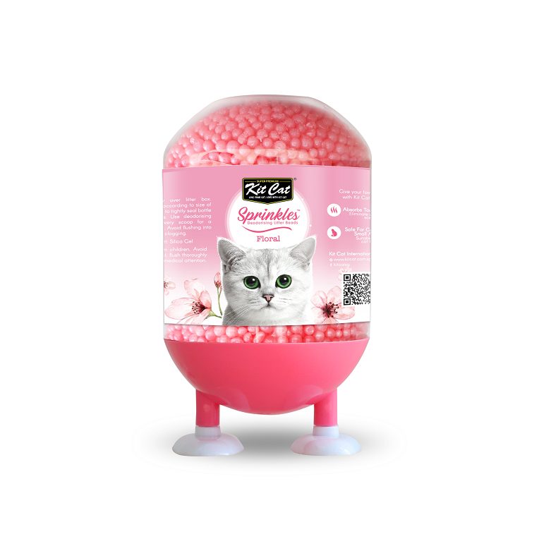 KitCat Cat Sprinkles Deodorising Litter Beads Floral 240g