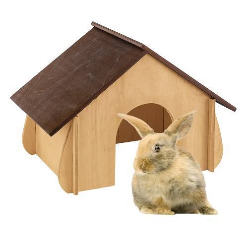 Ferplast Sin 4650 - Wooden House Rabbit Large