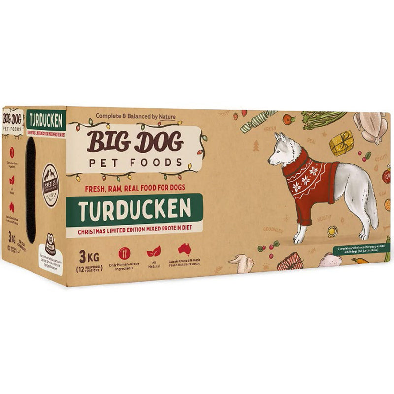 *FROZEN* Big Dog Canine Barf Turducken 3kg
