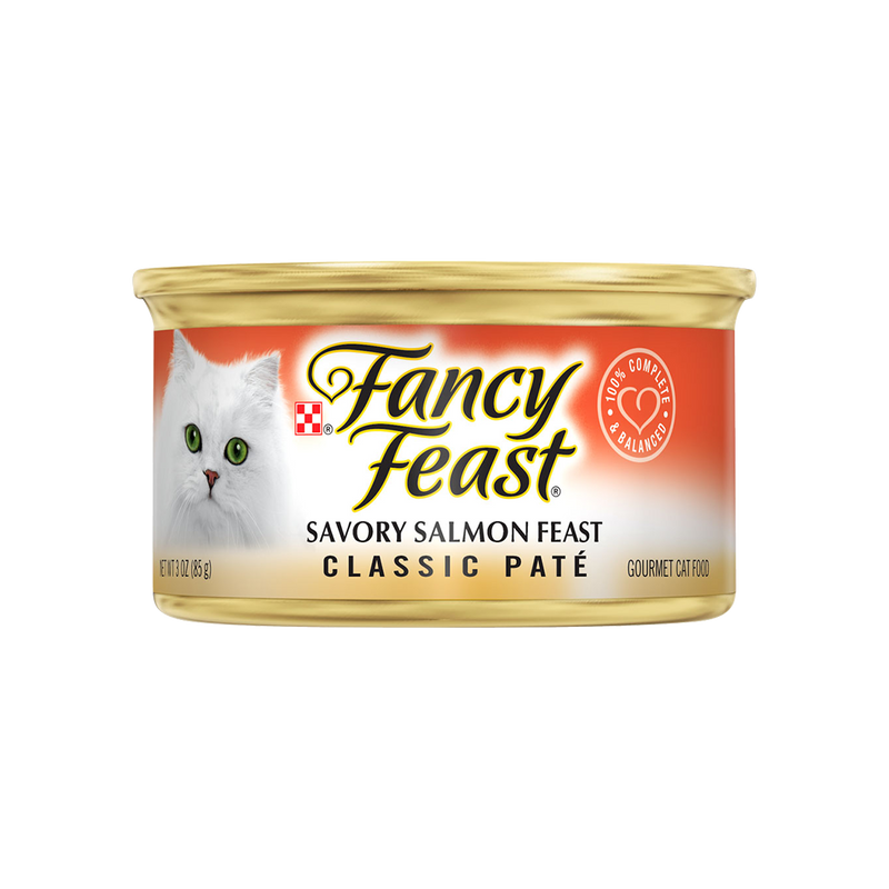 Fancy Feast Classic Savory Salmon Feast 85g