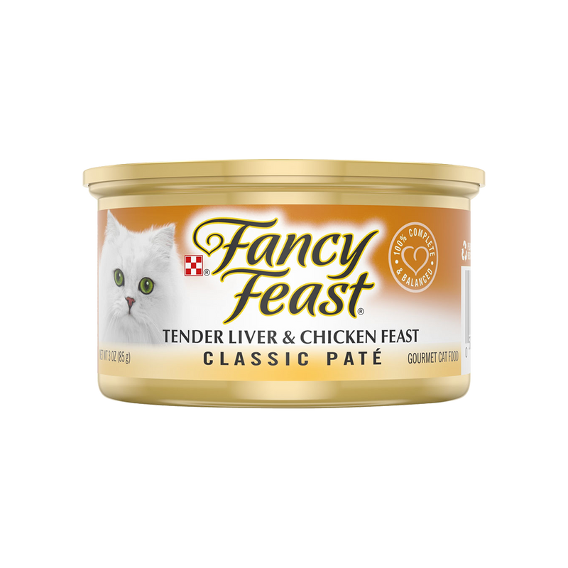 Fancy feast chicken and liver pate best sale