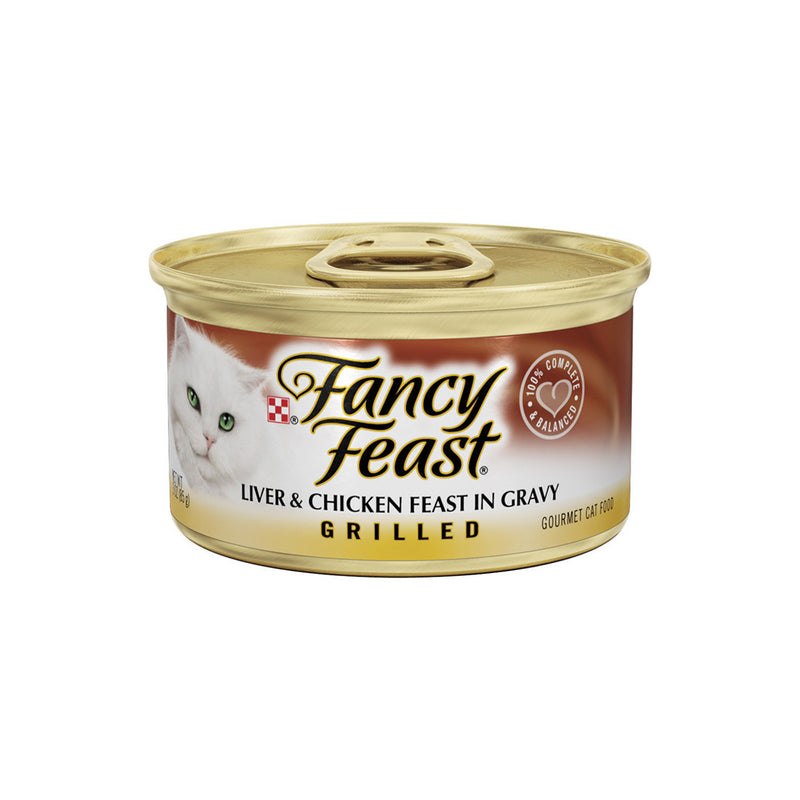 Fancy Feast Grilled Liver and Chicken Feast in Gravy 85g