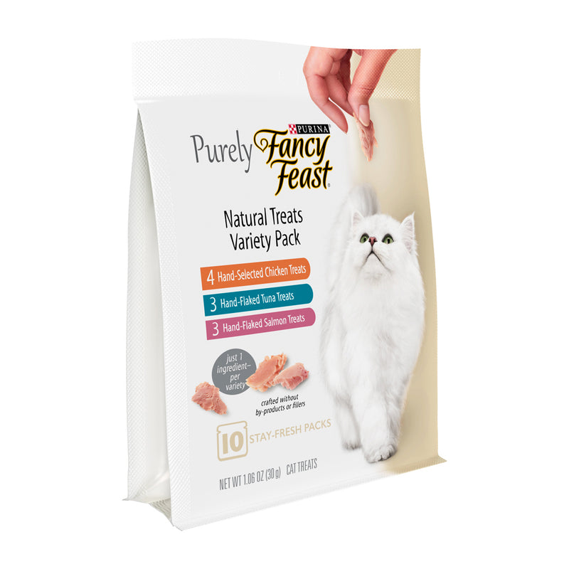 Fancy Feast Purely Natural Variety Pack Cat Treats 30g