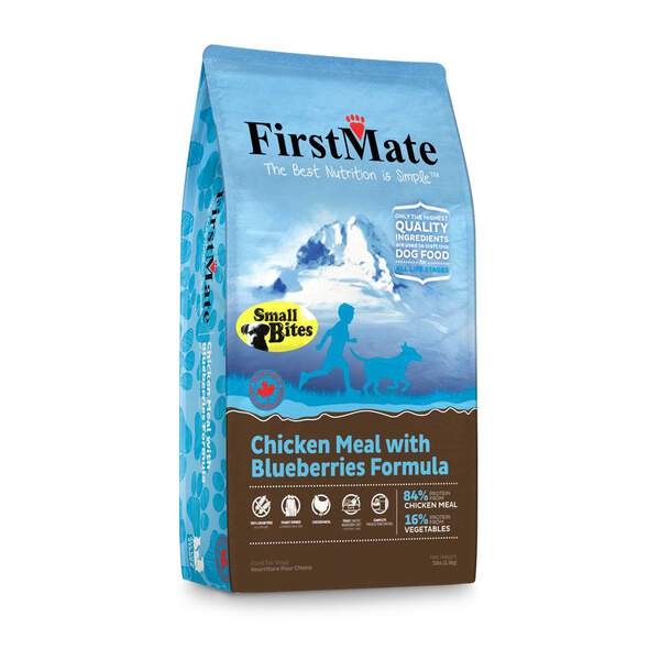 FirstMate Dog Grain Free Chicken Meal With Blueberries Small Bites Formula 2.3kg
