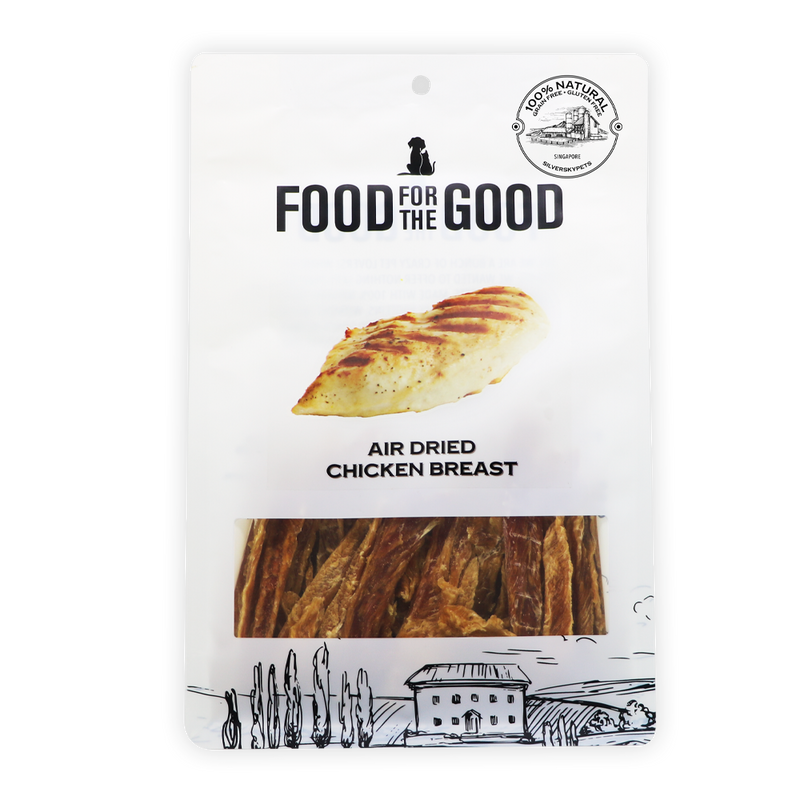 Food For The Good Dog & Cat Treats Air Dried Chicken Breast 300g