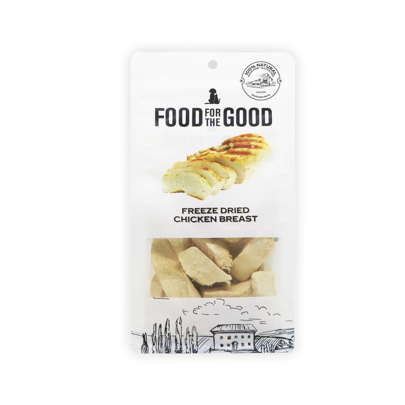 Food For The Good Dog & Cat Treats Freeze Dried Chicken Breast 70g