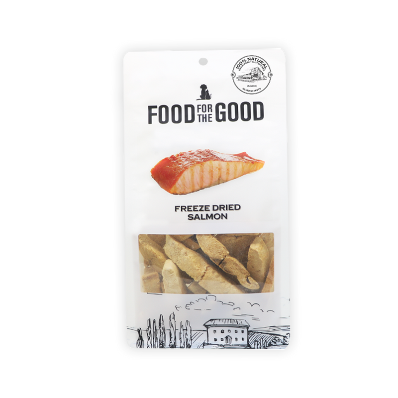 Food For The Good Dog & Cat Treats Freeze Dried Salmon 70g