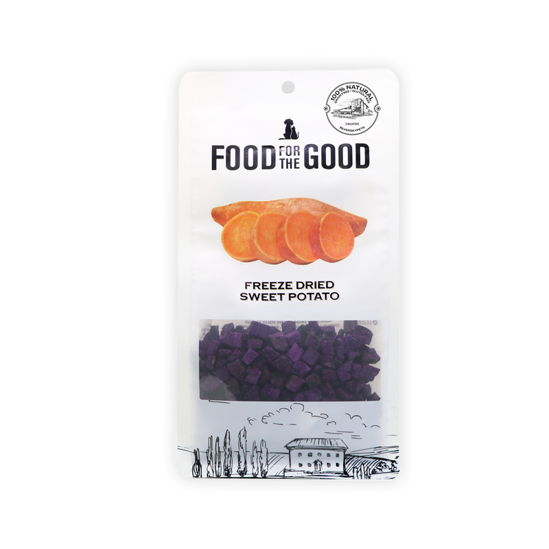 Food For The Good Dog & Cat Treats Freeze Dried Purple Sweet Potato 70g