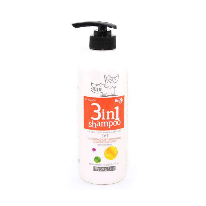Forbis 3-in-1 Shampoo, Conditioner & Treatment 550ml