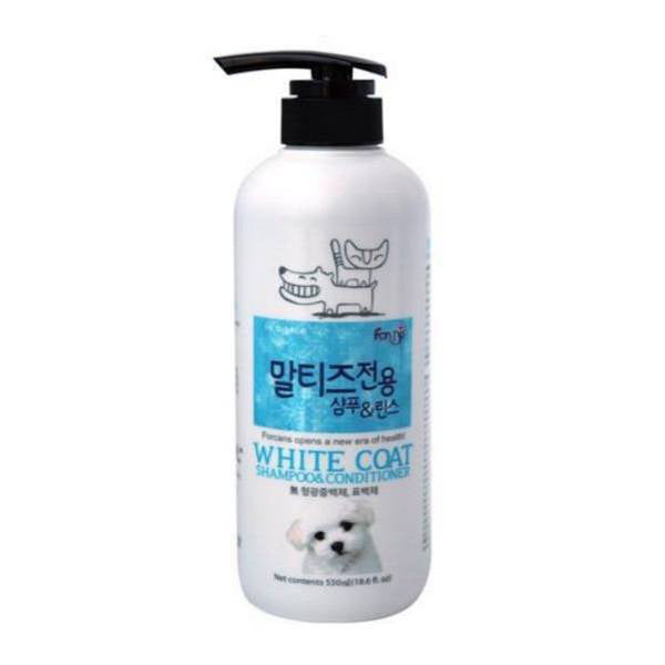 Forbis White Coat Shampoo & Conditioner for Dogs & Cats 550ml