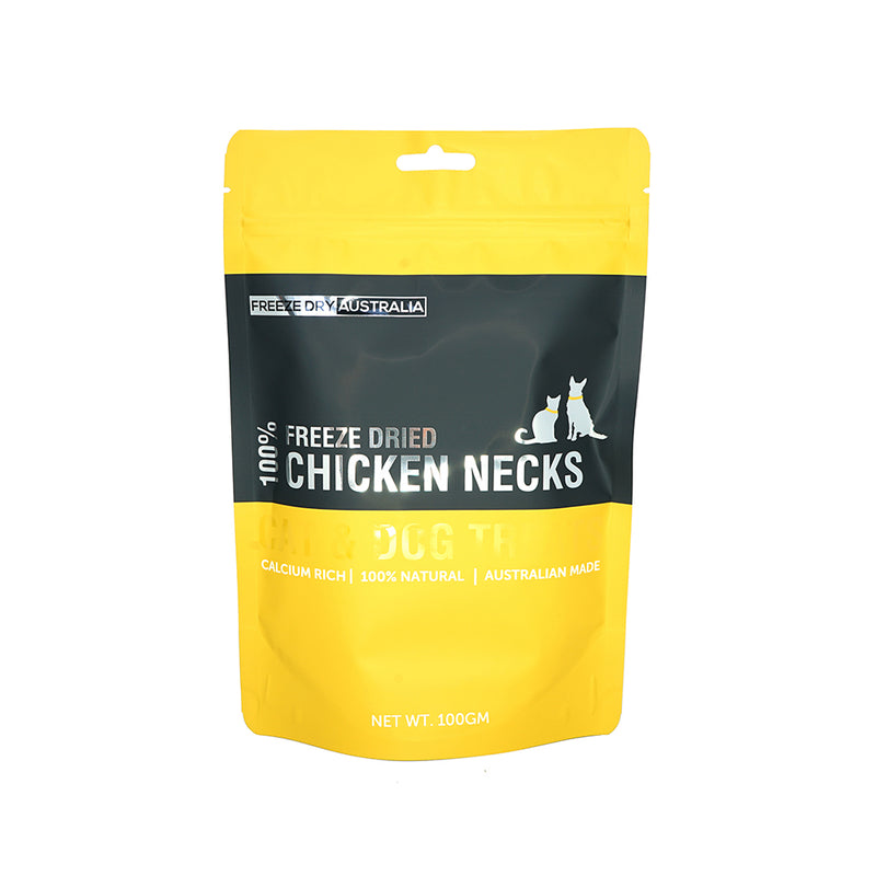 Freeze Dry Australia Cat & Dog 100% Chicken Neck 100g