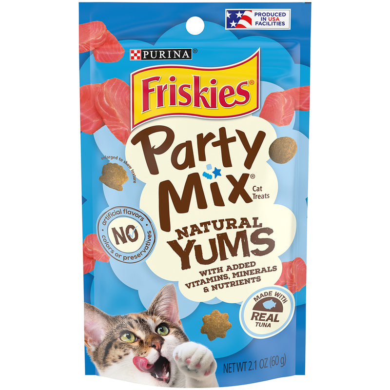 Friskies Partymix Natural Yums with Real Tuna 60g