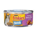 Friskies Shreds Turkey & Cheese Dinner In Gravy 156g