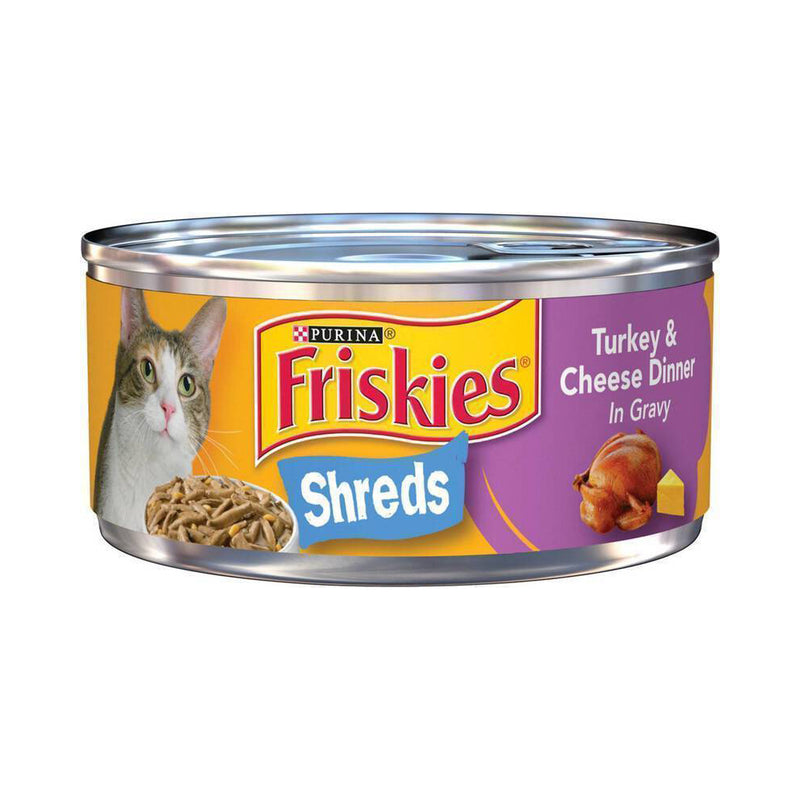 Friskies Shreds Turkey & Cheese Dinner In Gravy 156g