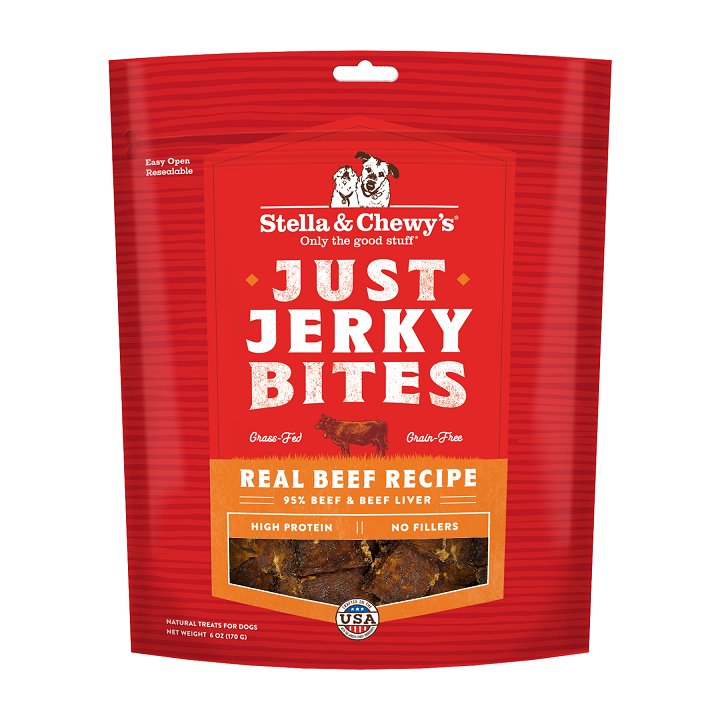 Stella & Chewy's Dog Just Jerky Bites Real Beef 6oz