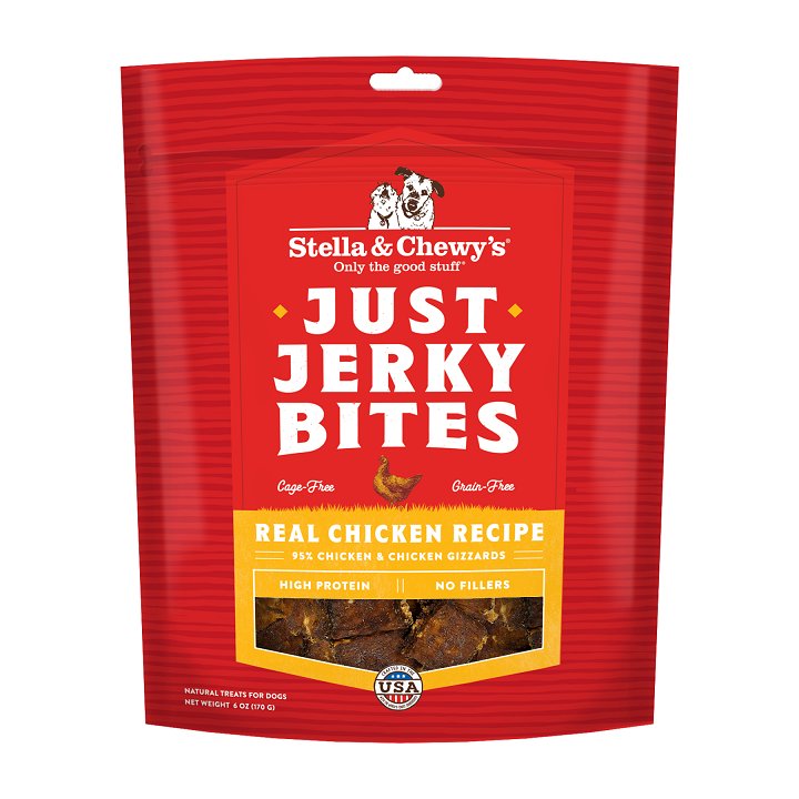 Stella & Chewy's Dog Just Jerky Bites Real Chicken 6oz