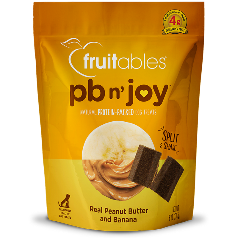 Fruitables Dog Treats PB N' Joy Peanut Butter & Banana 6oz