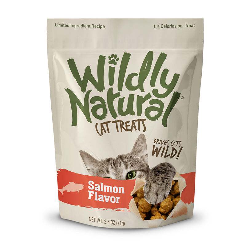 Fruitables Wildly Natural Cat Treats Free Wild Caught Salmon Flavor 2.5oz