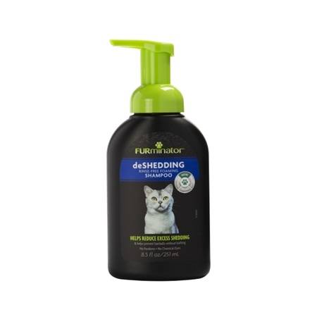 FURminator Cat Deshedding Rinse-Free Foaming Shampoo 8.5oz