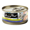 Fussie Cat Black Label Tuna with Threadfin Bream in Aspic 80g