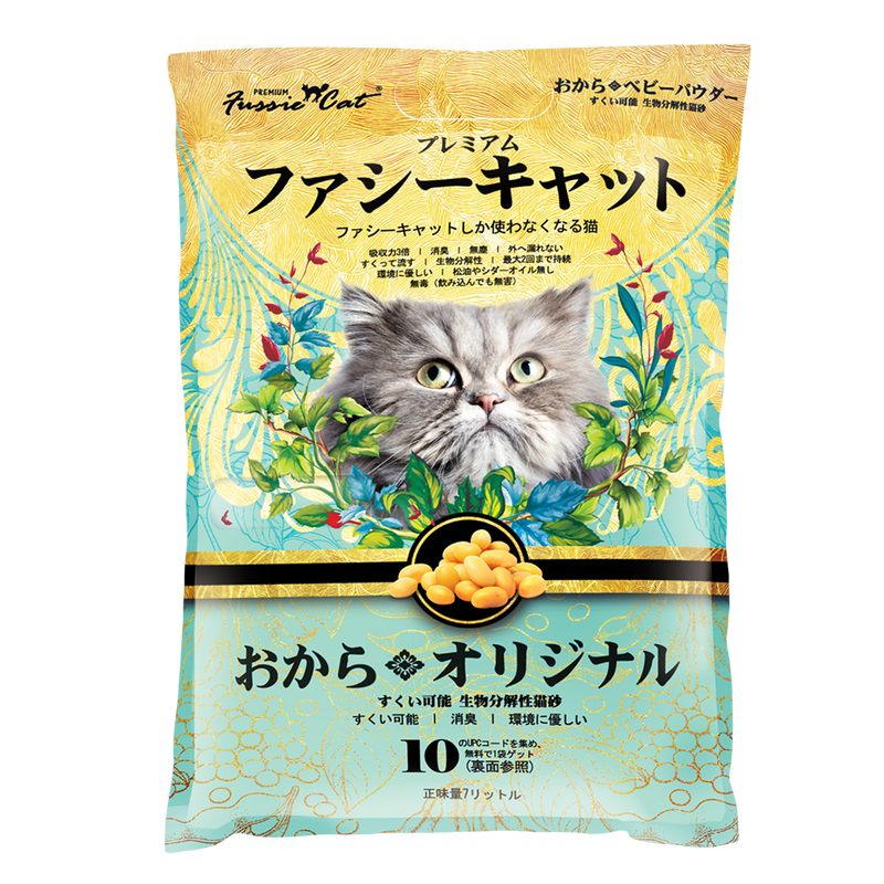 Fussie Cat Japanese Soybean Litter Original 7L