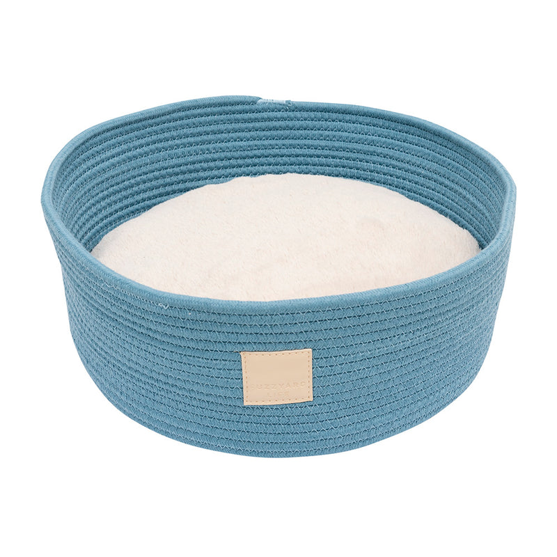 FuzzYard Pet Bed Rope Basket Life French Blue