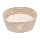 FuzzYard Pet Bed Rope Basket Life Sandstone