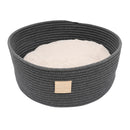 FuzzYard Pet Bed Rope Basket Life Slate Grey