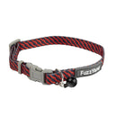 Fuzzyard Cat Collar Tabbytooth Red & Navy