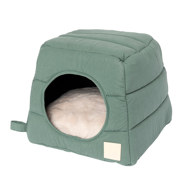 Fuzzyard Cat Cubby Life Myrtle Green