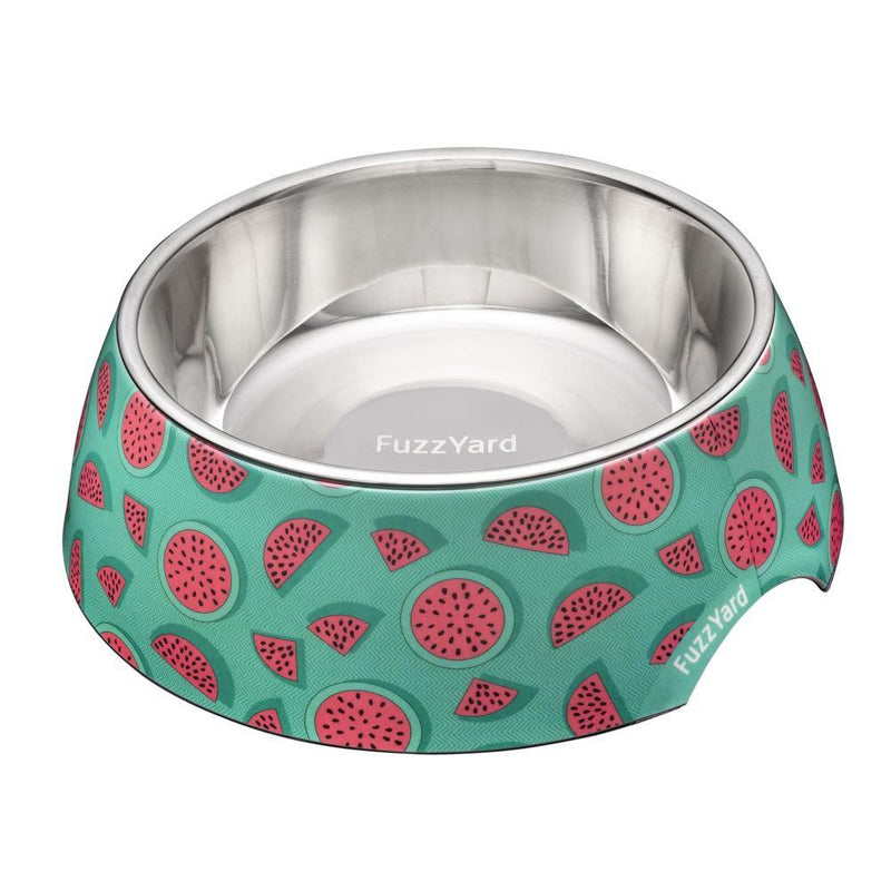 Fuzzyard Dog Bowl Melamine Summer Punch L