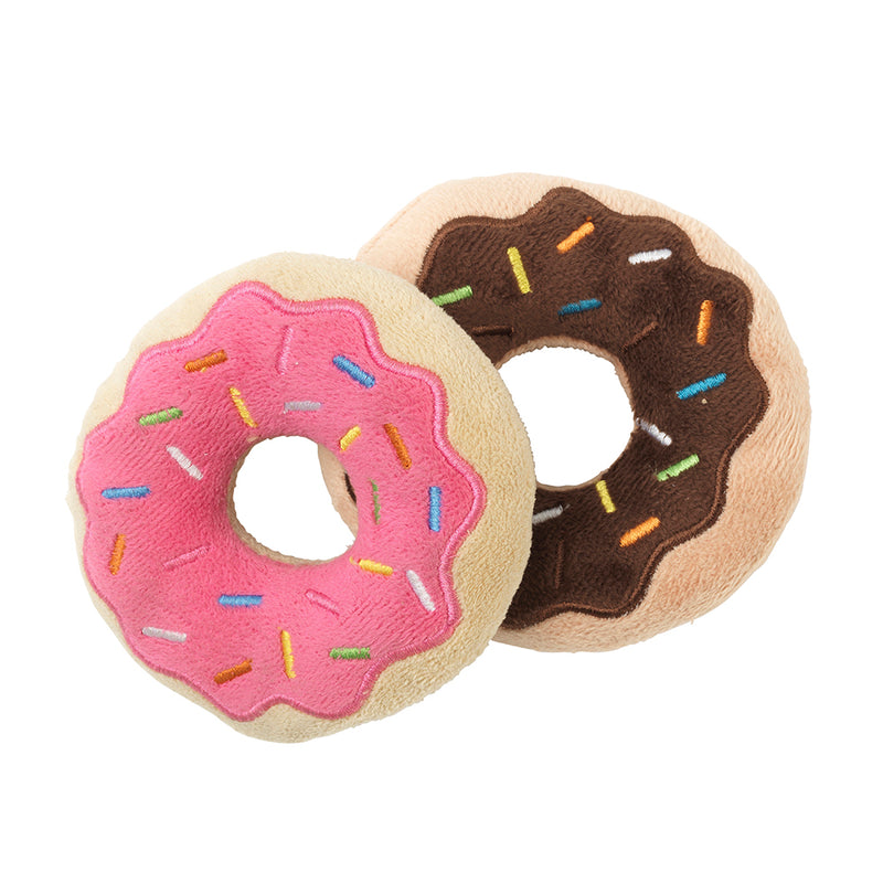 Fuzzyard Dog Plush Toy - Donuts 2pcs