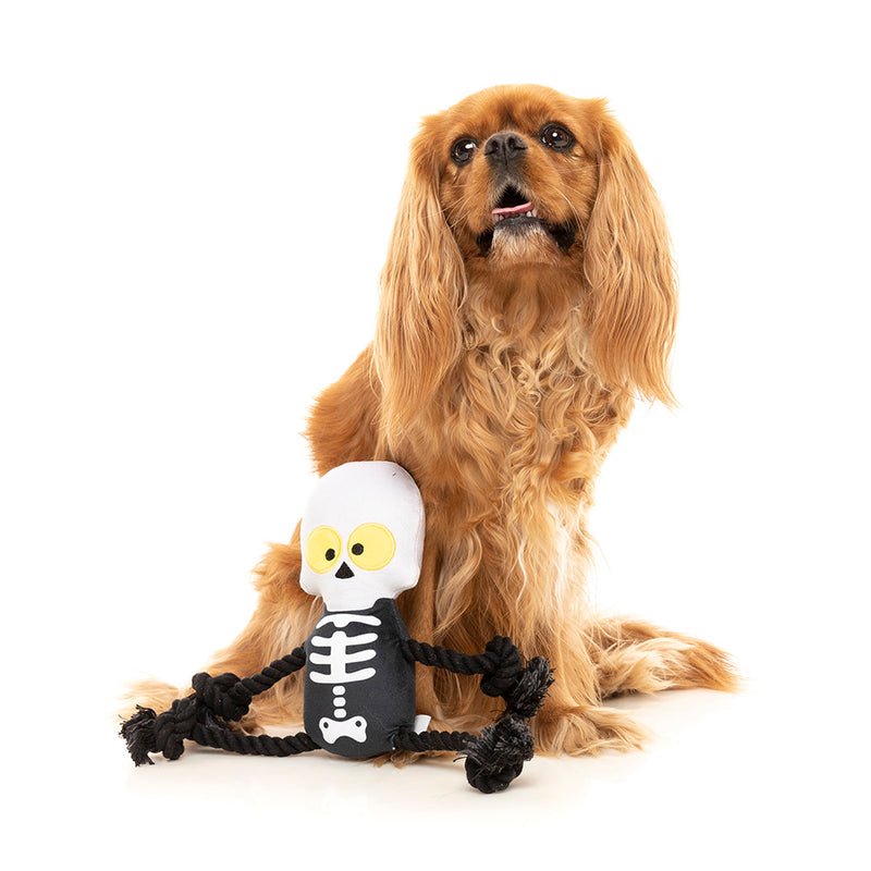 Fuzzyard Dog Plush Toy Halloween - Indiana Bones Rope