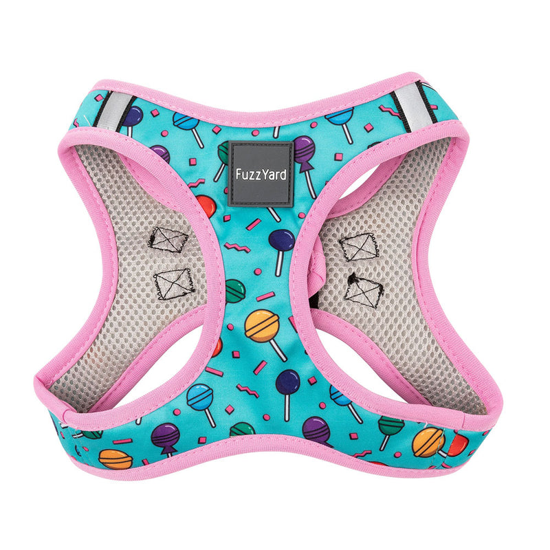 Fuzzyard Dog Step In Harness Hey Suckers! XL