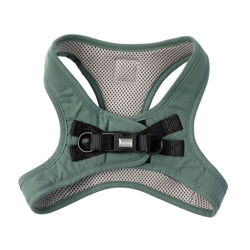 Fuzzyard Dog Step In Harness Life Myrtle Green M