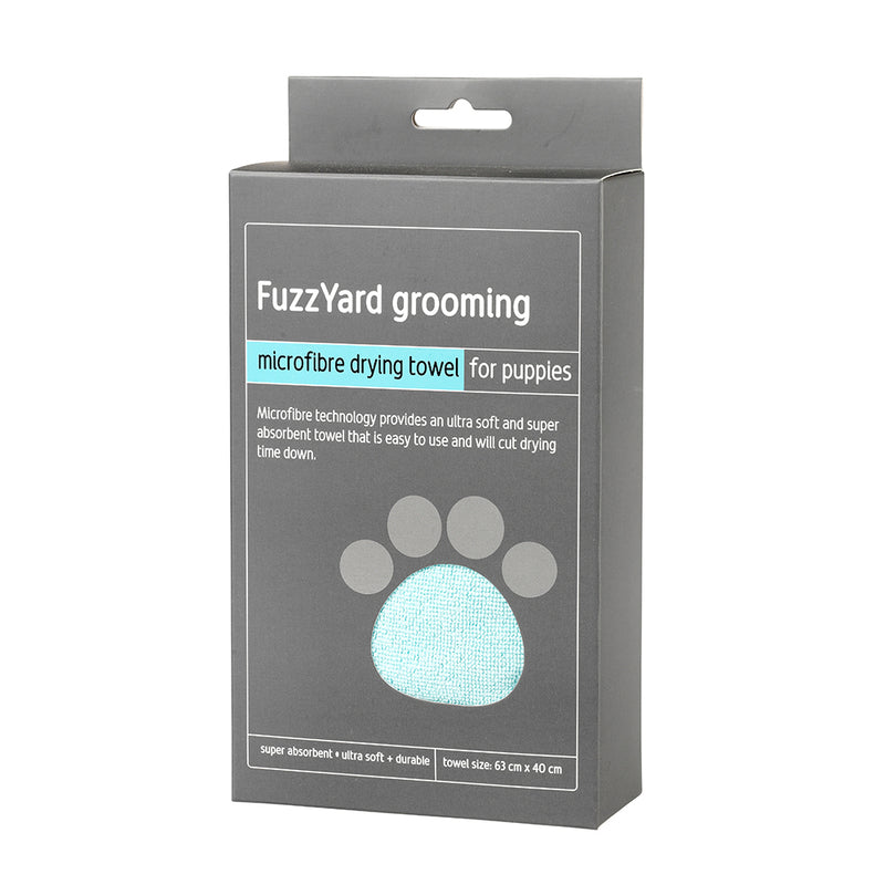 Fuzzyard Grooming - Microfibre Towel for Puppies (Blue)