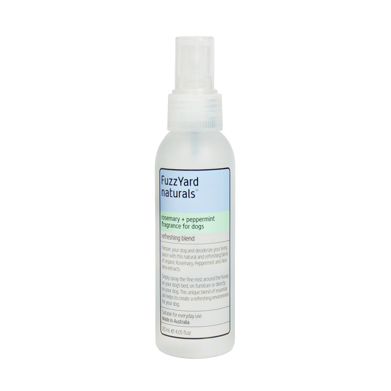 Fuzzyard Naturals Refreshing Blend - Rosemary & Peppermint Fragrance 120ml