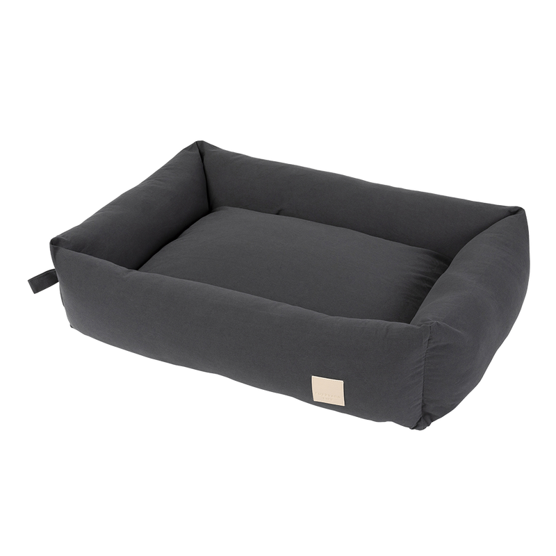Fuzzyard Pet Bed Premium Lounge Life Slate Grey M