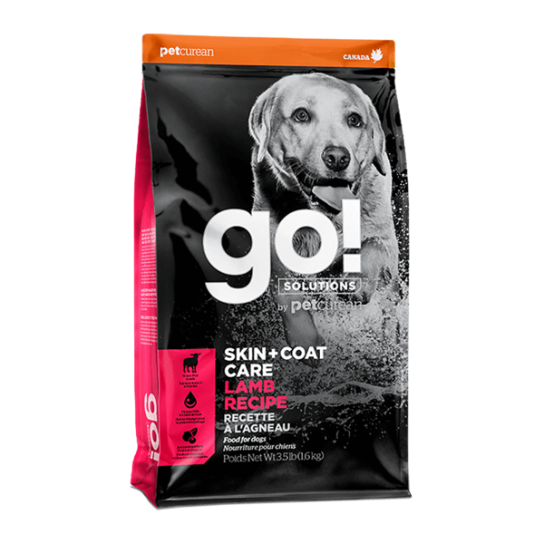 Petcurean Go! Dog Food Skin & Coat Care - Grain Free Lamb Recipe 3.5lb
