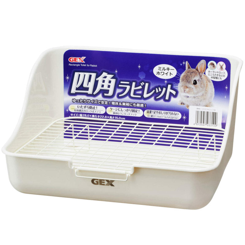 Gex Hinokia Rectangle Toilet - White