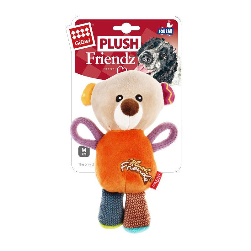 Gigwi Dog Toy Plush Friendz Bear