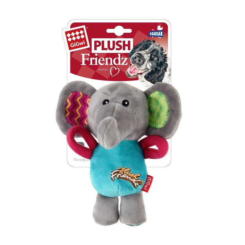 Gigwi Dog Toy Plush Friendz Elephant