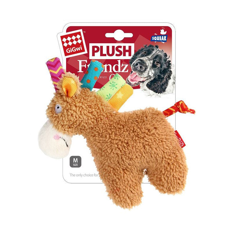 Gigwi Dog Toy Plush Friendz Horse