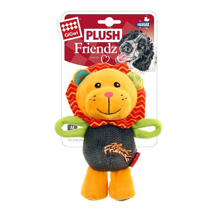 Gigwi Dog Toy Plush Friendz Lion